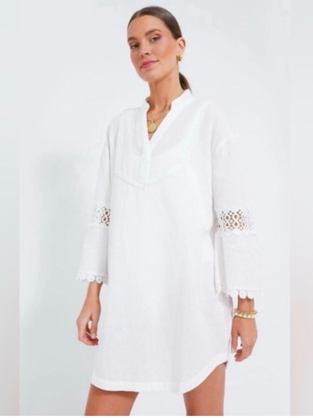 Tuckernuck TNUCK Beach Blanc Piper Mini Coverup